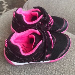Surprise black and pink shoes